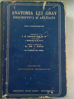 ANATOMIA LUI GRAY , volumul 3