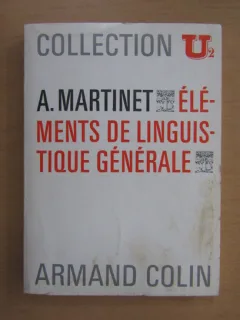 Andre Martinet - Elements de linguistique generale