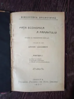 Andrei Lazarescu - Fata Economica a Pamantului