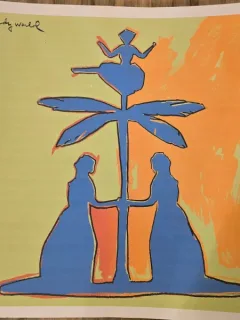 Andy Warhol - Hans Christian Andersen, Ballerina, litografie originala