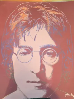 Andy Warhol - John Lennon, litografie originala