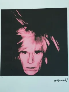 Andy Warhol - Self-Portrait (Autoportret), litografie originala