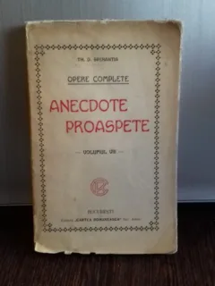 ANECDOTE PROASPETE - TH.D. SPERANTIA    VOL. VIII