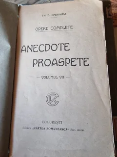 ANECDOTE PROASPETE - TH.D. SPERANTIA    VOL. VIII
