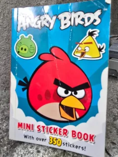 Angry birds, mini sticker book