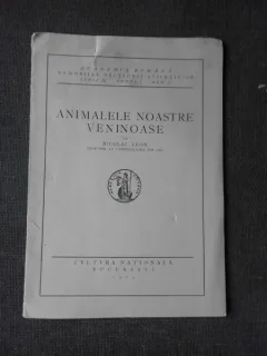 ANIMALELE NOASTRE VENINOASE - NICOLAE LEON