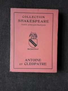 ANTOINE ET CLEOPATRE - COLLECTION SHAKESPEARE  (CARTE IN LIMBA FRANCEZA)