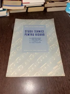 Anton Adrian Sarvas - Studii tehnice pentru vioara