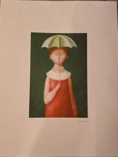 Antonio Bueno - D apres Campigli, litografie originala