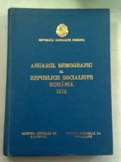 ANUARUL DEMOGRAFIC AL REPUBLICII SOCIALISTE ROMANIA 1974