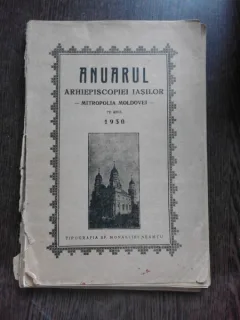 ANUARUL EPISCOPIEI IASILOR, MITROPOLIA MOLDOVEI, PE ANUL 1930