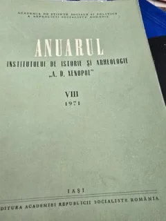 Anuarul Institutului de Istorie si Arheologie A.D. Xenopol VIII/1971