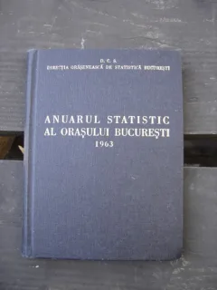 ANUARUL STATISTIC AL ORASULUI BUCURESTI, 1963
