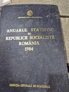 Anuarul statistic al Republicii Socialiste Romania 1984