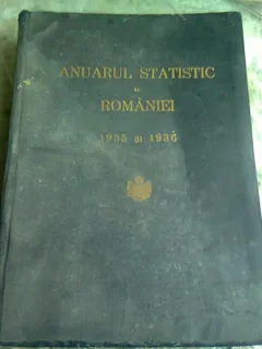 ANUARUL STATISTIC AL ROMANIEI 1935 SI 1936