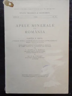 APELE MINERALE DIN ROMANIA - V. CRASU