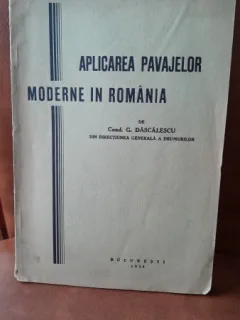 Aplicarea pavajelor moderne in Romania - G. Dascalescu