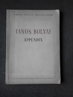 APPENDIX - IANOS BOLYAI