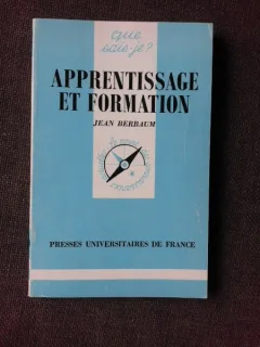 APPRENTISSAGE ET FORMATION - JEAN BERBAUM  (CARTE IN LIMBA FRANCEZA)