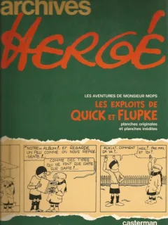 ARCHIVES HERGE - M. MOPS  TOME 2  (CARTE CU BENZI DESENATE, TEXT IN LIMBA FRANCEZA)