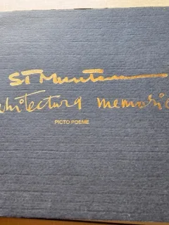 Arhitectura memoriei, picto poeme - Stefan Munteanu