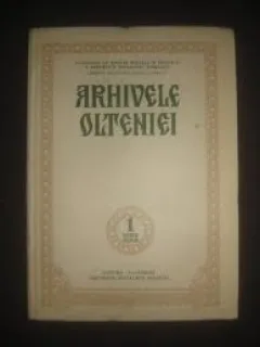 Arhivele Olteniei nr.1 serie noua 1981