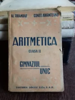 ARITMETICA CLASA II. GIMNAZIU UNIC - AL. TRIANDAF