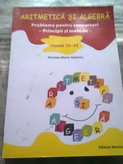 ARITMETICA SI ALGEBRA - NICULAIE MARIN GOSONIU