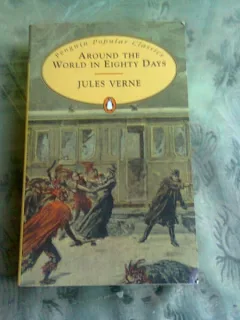 AROUND THE WORLD IN EIGHTY DAYS - JULES VERNE  (CARTE IN LIMBA ENGLEZA)