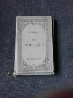 Art poetique - Boileau  (carte in limba franceza)
