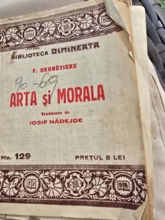 Arta si morala - F. Brunetiere