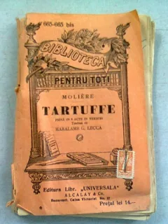 TARTUFFE - MOLIERE (COMEDIE IN 5 ACTE IN VERSURI)