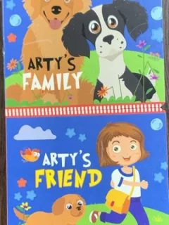 Arty s family, Arty s friend (Familia lui Arty, Prietenul lui Arty -carte cartonata in engleza)
