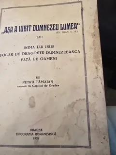 Asa a Iubit Dumnezeu lumea sau Inima lui Isus, focar de dragoste dumnezeiasca fata de oameni - Petru Tamaian