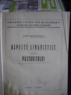 ASPECTE LINGVISTICE ALE PASTORITULUI - OVID DENSUSIANU