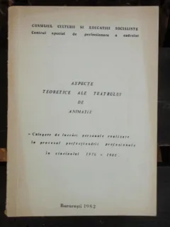 ASPECTE TEORETICE ALE TEATRULUI DE ANIMATIE