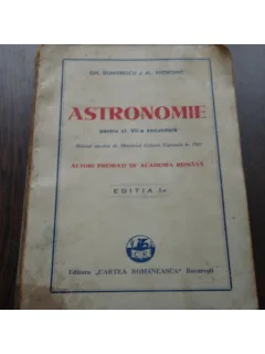 ASTRNOMIE - GH.DUMITRESCU, AL.ANDRONIC
