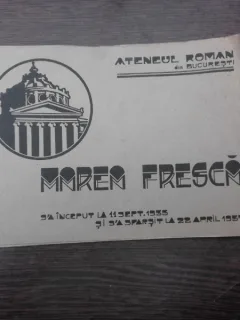 Ateneul Roman din Bucuresti, Marea Fresca s-a inceput la 11 sept 1933 si s-a sfarsit la 22 april 1937, album