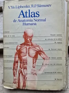 ATLAS DE ANATOMIA NORMAL HUMANA - V.YA.LIPHENKO  (EDITIE IN LIMBA SPANIOLA)