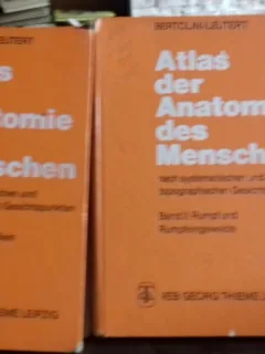 ATLAS DER ANATOMIE DES MENSCHEN - BERTOLINI  2 VOLUME (ATLAS DE ANATOMIA OMULUI)