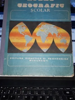 Atlas Geografic Scolar - Eustatiu C.Gregorian , Victor Dumitrescu , Nicolae Gheorghiu