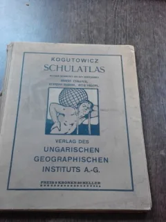 ATLAS GEOGRAFIC SCOLAR, TEXT IN LIMBA GERMANA