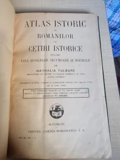 Atlas istoric al romanilor cu citiri istorice - Nathalia Tulbure