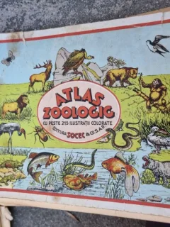 Atlas Zoologic cu Peste 215 Ilustratii Colorate