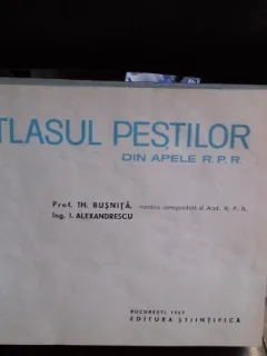 ATLASUL PESTILOR DIN APELE R.P.R. -  TH. BUSNITA