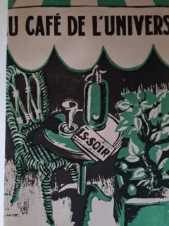 Au cafe de l'Univers - Leo Larguier