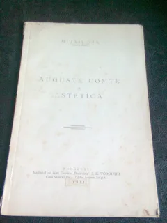 AUGUSTE COMTE SI ESTETICA - MIHAIL UTA