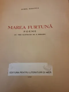 Aurel Baranga , Marea furtuna; Poeme