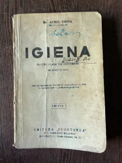 Aurel Voina Igiena Pentru clasa a VIII-a secundara de baeti si fete (1936)