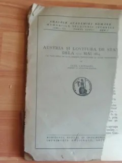AUSTRIA SI LOVITURA DE STAT DE LA 14 MAI 1864-ALEX LAPEDATU